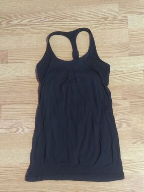 Lululemon Black Racerback Tank Top